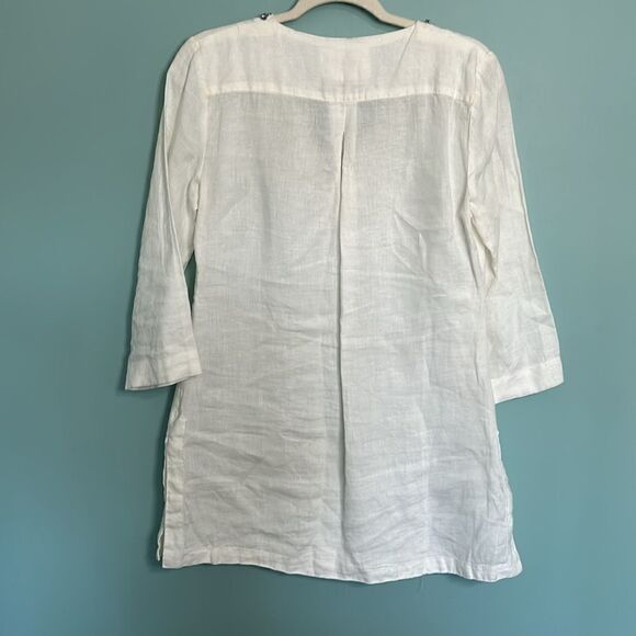 Marvin Linen Rhinestone Tunic - Picture 6 of 8